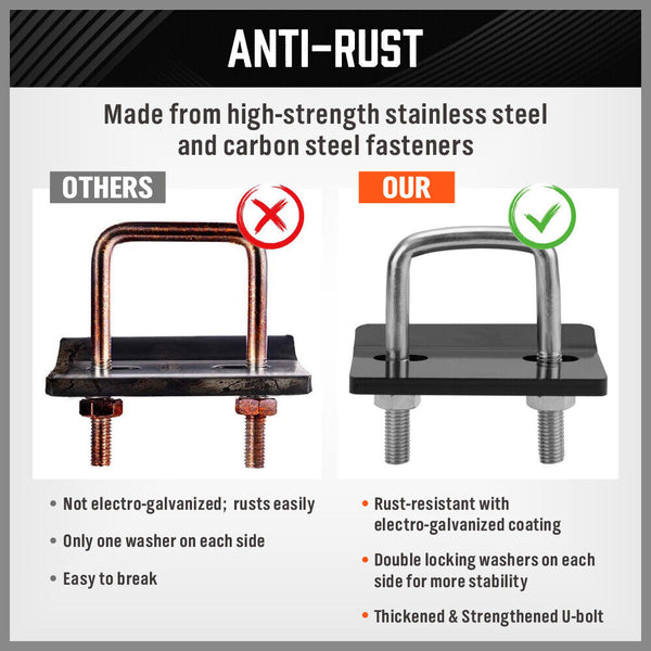 Tow Bars & Winches Sedy Anti Rattle Tow Bar Hitch Tongue Stabilizer Tightener Bracket Caravan Trailer