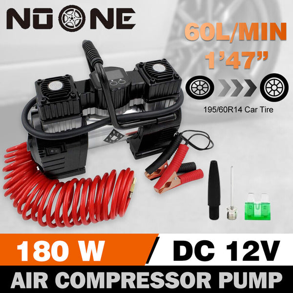 Air Compressors Noone 12V Digital Gauge Tyre Inflator Air Compressor Tire Pump