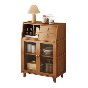 Cabinets & Cupboards Modern Bamboo Kitchen Sideboard Storage Cabinet Cupboard Tea