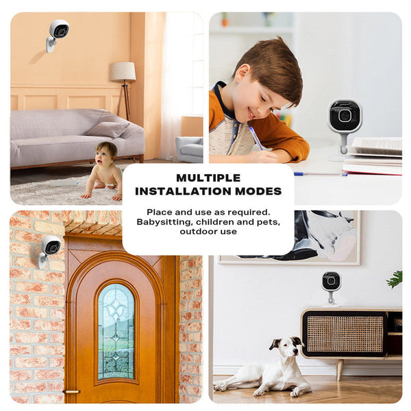 IP & Smart Security Camera Systems 1080P Hd Wifi Security Smart Ip Camera Wireless Home Cctv System Indoor Monitor