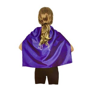 Wings Short Cape Kids Childrens Party Costume Vampire Coat School Team Colours Purple