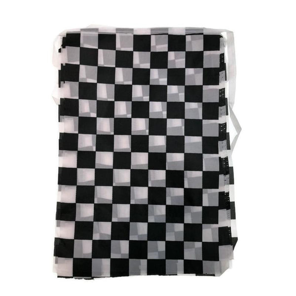 Banners, Bunting & Garlands Checkered Bunting Flag Race Car Chequered Banner Hanging Decoration Rectangular 32.4 Metres