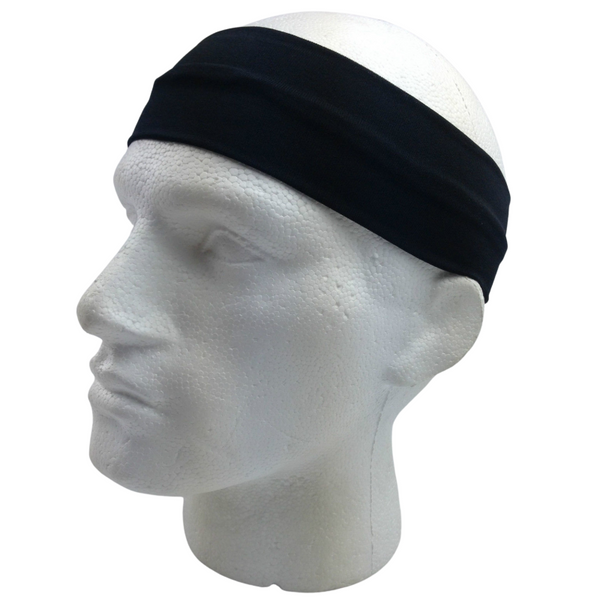 Wristbands & Headbands Plain Headband Elastic Stretch Sports Yoga Hair Band Unisex 8Cm Wide Wrap