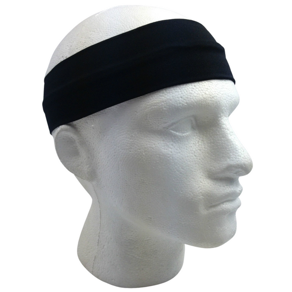 Wristbands & Headbands Plain Headband Elastic Stretch Sports Yoga Hair Band Unisex 8Cm Wide Wrap