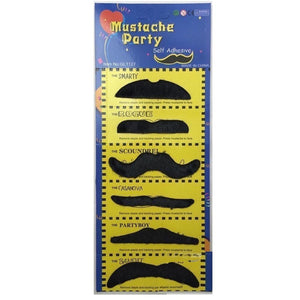 Unisex Costumes Party Moustache 70S Fake Mustache Costume Fancy Dress Props Halloween Adhesive