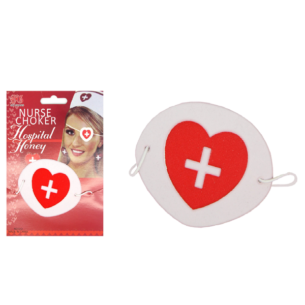 Unisex Costumes Nurse Eyepatch Fancy Dress Hospital Heart Costume Ladies Doctor Party