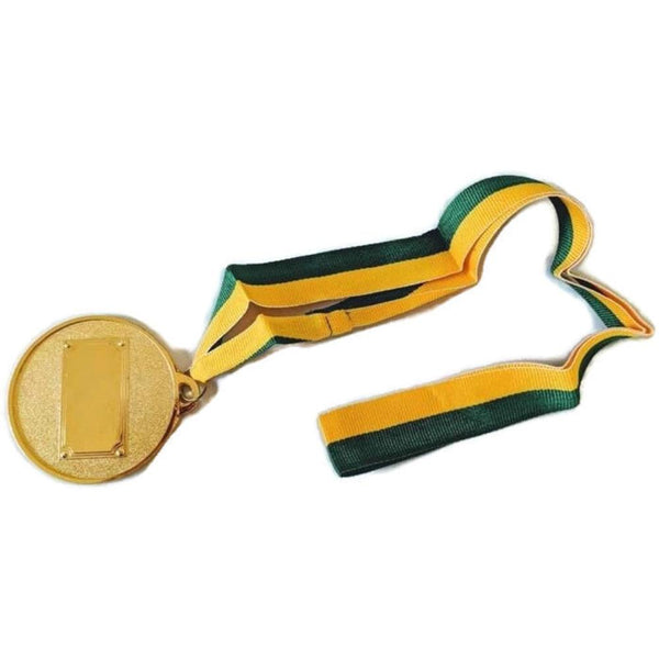 Other Party Supplies Metal Winner Gold Medal 1St Party Favours Sports Day 40Cm Ribbon Green/Gold