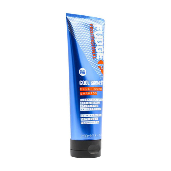 Hair Colouring 6X Fudge 250Ml Blue Toning Shampoo Erases Red & Orange From Cool Brunette Hair