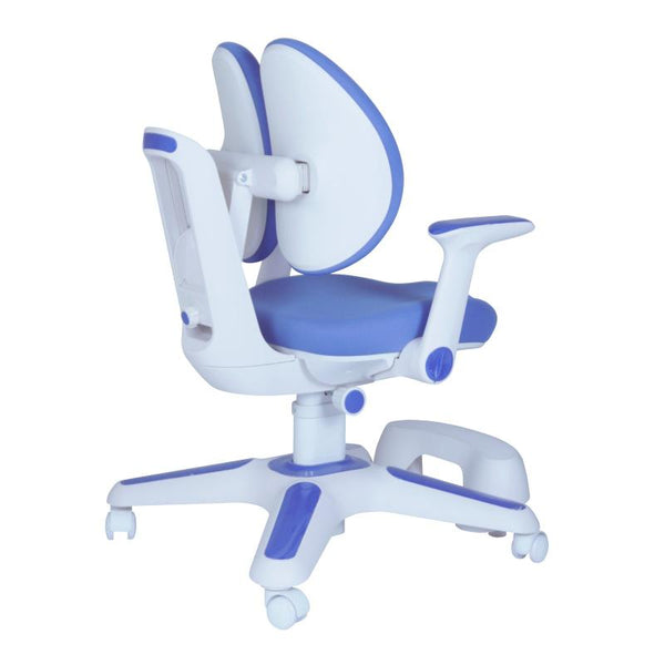 Home Office Desks Ergonomic Children Kids Study Desk And Chair Set Height Adjustable Blue