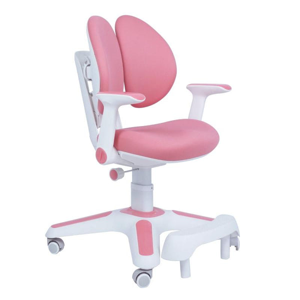 Home Office Desks Ergonomic Children Kids Study Desk And Chair Set Height Adjustable Pink