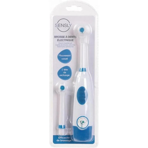 Electric Toothbrushes Sensly Electric Toothbrush Dual Battery Operated Adults Assorted Colours