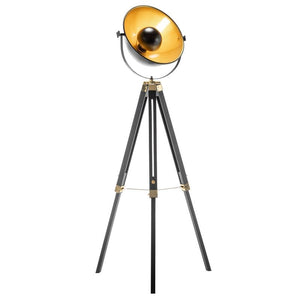 Lamps Premium Tripod Spotlight Lamp Nautical Designer Extendable Light Matte Black