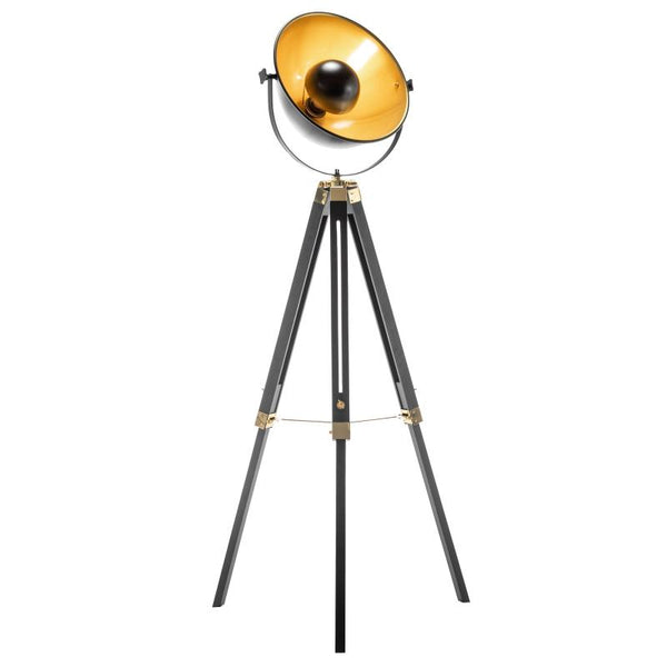 Lamps Premium Tripod Spotlight Lamp Nautical Designer Extendable Light Matte Black