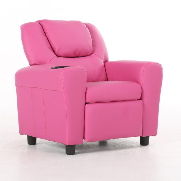 Kids Chairs Set Of 4 Oliver Kids Recliner Chair Sofa Children Lounge Couch Pu Armchair Pink