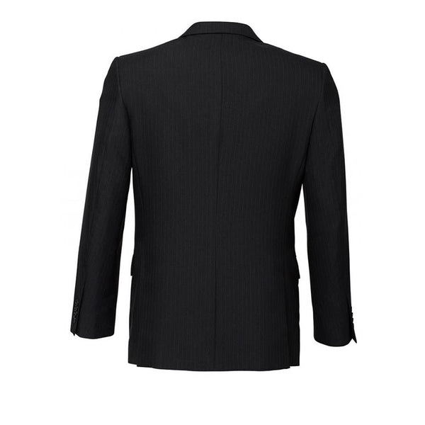 Coats, Jackets & Vests Mens Single Breasted 2 Button Suit Jacket Work Business Pin Striped Black 137