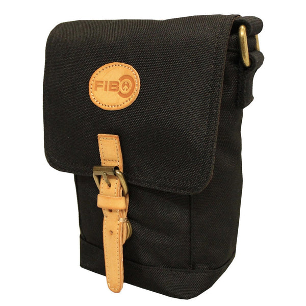 Bags Fib Water Resistant Small Shoulder Canvas Bag Adjustable Strap Black