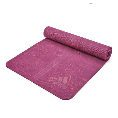 Exercise Mats Adidas Premium 5Mm Camo Sports Home/Gym Fitness Exercise Yoga Mat Power Berry