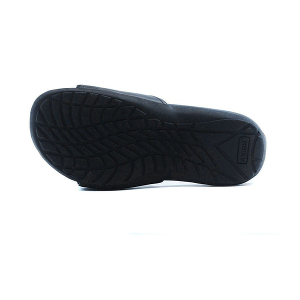 Slippers Axign Orthotic Slides Slip On Thongs Flip Flops Black