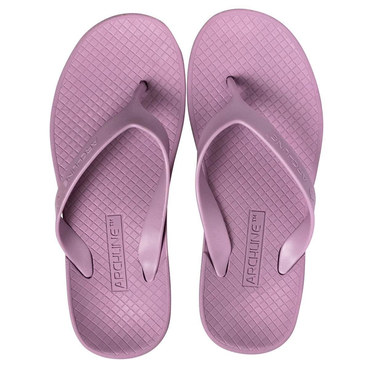 Slippers Archline Orthotic Flip Flops Thongs Support Shoes Footwear Lilac Purple