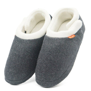 Slippers Archline Orthotic Closed Scuffs Orthopedic Moccasins Shoes Grey Marle