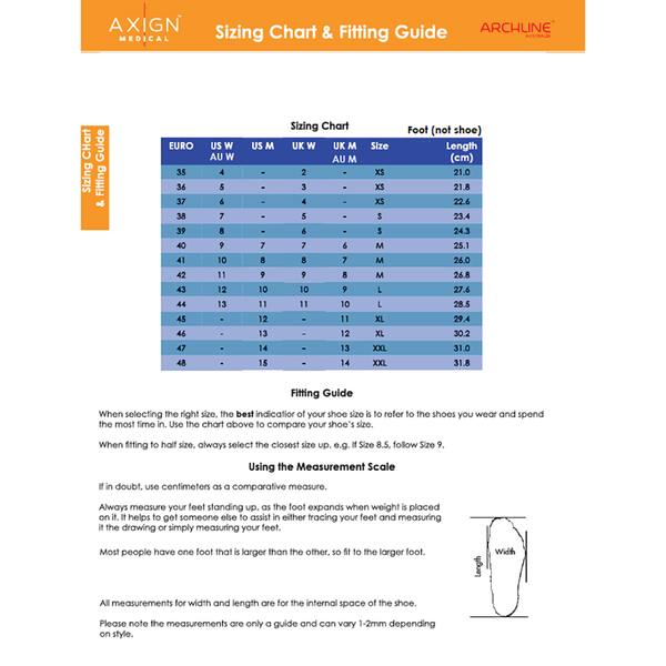 Insoles & Shoe Inserts Archline Active Orthotics Full Length Support Relief Insoles For Hiking & Outdoors Xs (Eu 35 37)