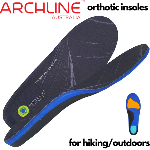 Insoles & Shoe Inserts Archline Active Orthotics Full Length Support Relief Insoles For Hiking & Outdoors Xs (Eu 35 37)