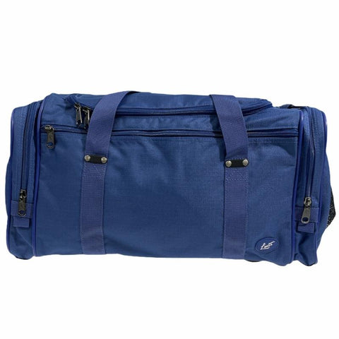 Duffle Bags 44L Travel Foldable Duffel Bag Gym Sports Luggage Foldaway Zip Top School Bags Royal Blue