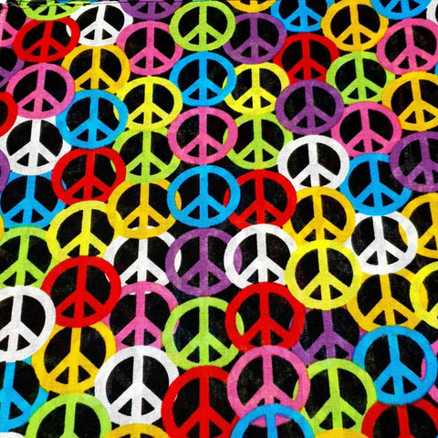 Scarves Bandana Paisley 100% Cotton Head Wrap Durag Bandanna Summer Biker Scarf Mask Rainbow Peace Symbol