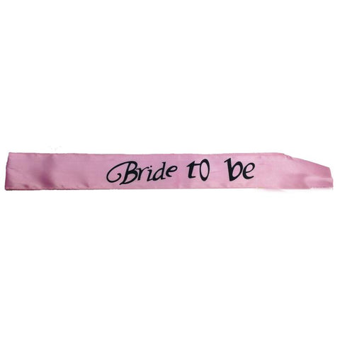 Belts & Sashes Hen's Night Sash Party Girls Wedding Bridesmaid Bridal To Be Satin Sashes (Light Pink)