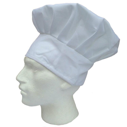 Hats Adult Chefs Hat White Kitchen Cooking Baker Cap Party Cotton Blend Bbq