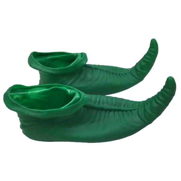 Footwear Elf Shoes Christmas Costume Elves Latex Dress Up Party Xmas St Patricks Day Boots Green