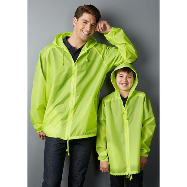 Coats, Jackets & Vests 3Pc Set Adult Spray Jacket Outdoor Rain Hi Vis Poncho Waterproof Fluoro Lime