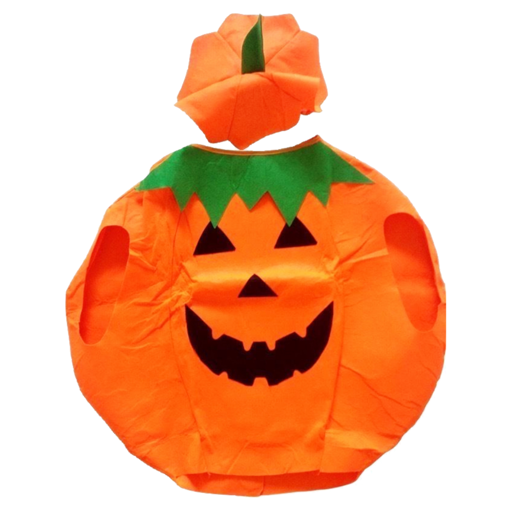 Unisex Costumes Kids Pumpkin Costume Halloween Unisex Fancy Dress Up Party Orange Vegetable