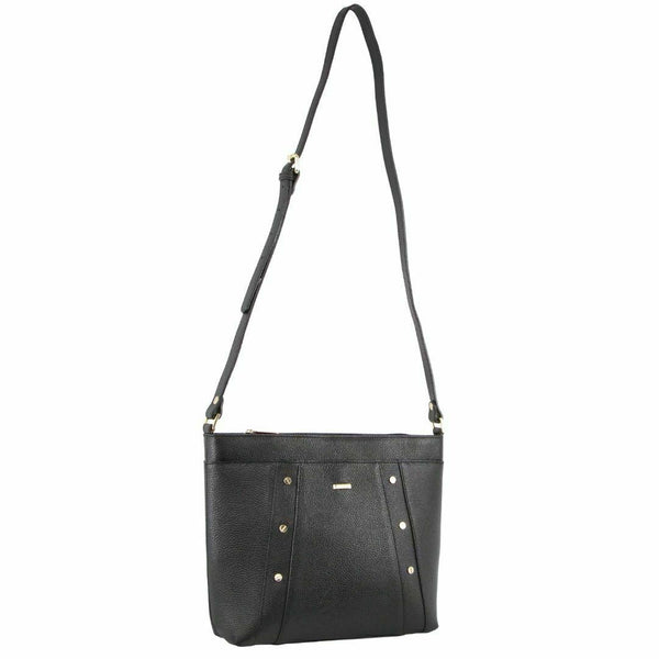 Women's Bags & Handbags Morrissey Italian Genuine Leather Bag Cross Body Handbag Ladies Ipad Black