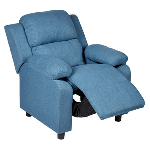 Kids Chairs Erika Blue Kids Recliner Sofa Chair Lounge Couch Armchair Childrens