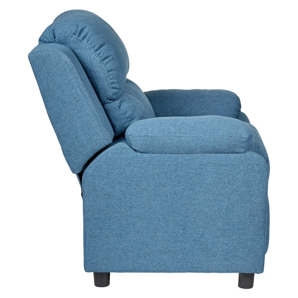 Kids Chairs Erika Blue Kids Recliner Sofa Chair Lounge Couch Armchair Childrens