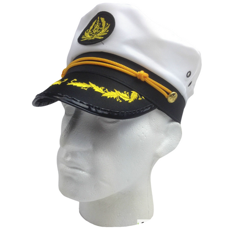 Other Party Supplies Captain Hat Adult Party Costume Skipper Sailor Ship White/Black