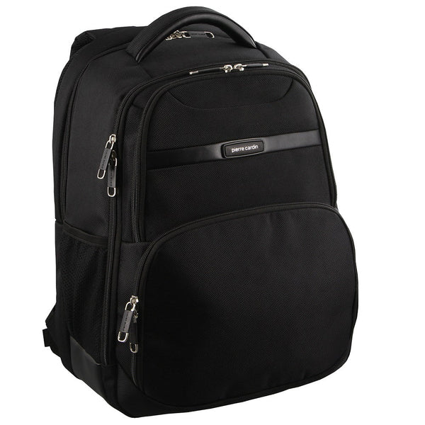 Backpacks 30L Pierre Cardin Large Backpack Bag W Laptop Sleeve Travel Luggage Rfid Black