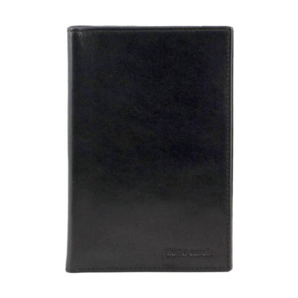 Bags Pierre Cardin Leather Passport Holder Cover Wallet W/ Rfid Protection Black