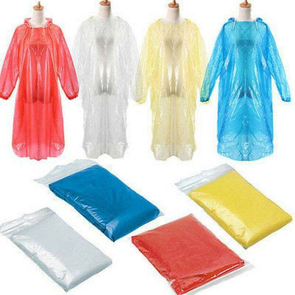 Raincoats Rain Poncho Disposable Emergency Coat Waterproof Jacket Adult Outdoor