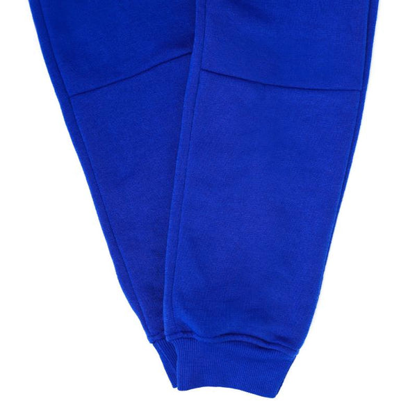 Pants Mens Skinny Track Joggers Trousers Gym Casual Sweat Cuffed Slim Trackies Fleece Royal Blue