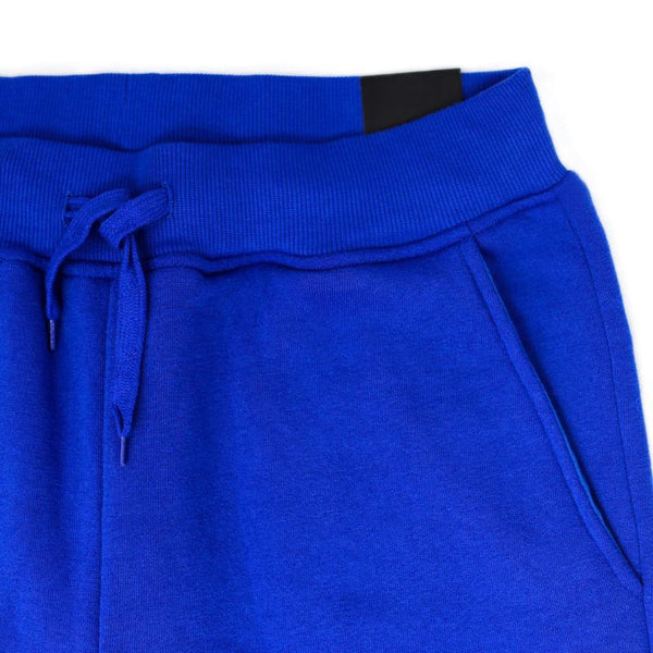 Pants Mens Skinny Track Joggers Trousers Gym Casual Sweat Cuffed Slim Trackies Fleece Royal Blue