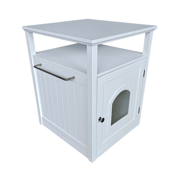 Cat Litter Jasper 2 Cabinet White