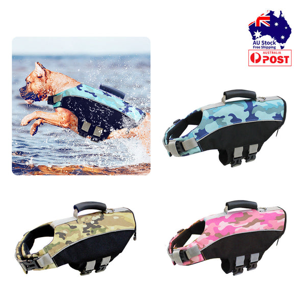 Dog Clothing & Shoes Ondoing Dog Life Jacket Lifesaver Pet Safety Vest Swimming Boating Float Aid Buoyancy