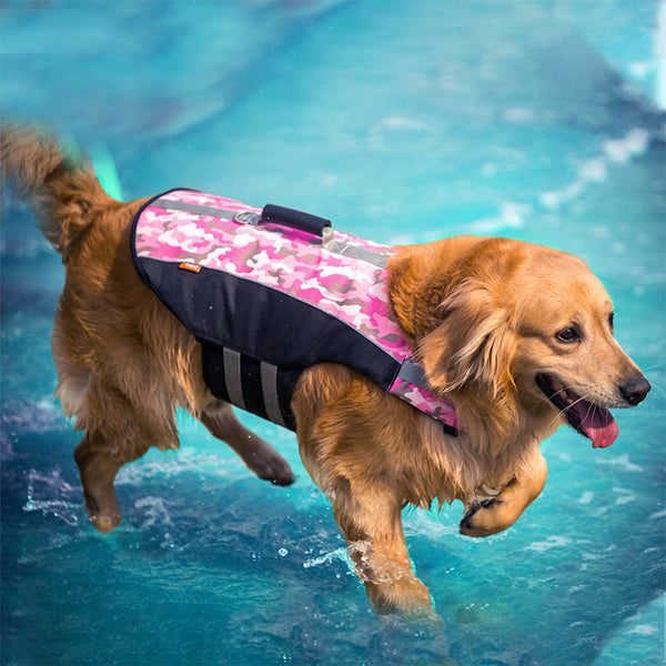 Dog Clothing & Shoes Ondoing Dog Life Jacket Lifesaver Pet Safety Vest Swimming Boating Float Aid Buoyancy