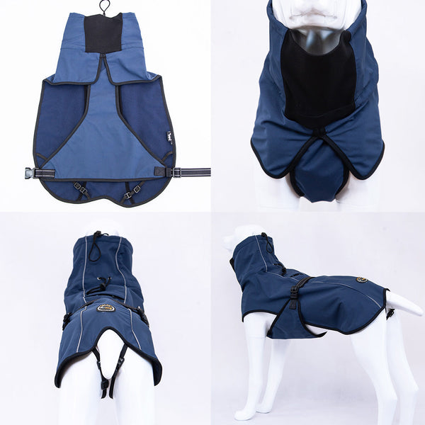 Dog Clothing & Shoes Pet Dog Raincoat Poncho Jacket Windbreaker Waterproof Clothes With Harness Hole