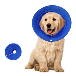 Dog Collars Ondoing Pet Dog Cat Elizabethan Collar Adjustable Cone Mesh Recovery Multicolor