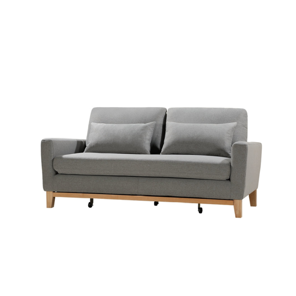 Sofa Beds Shasa 2 Seater Pull Out Sofa Bed Grey Celadon