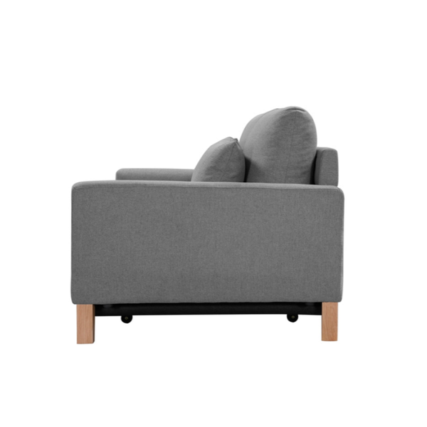 Sofa Beds Shasa 2 Seater Pull Out Sofa Bed Grey Celadon