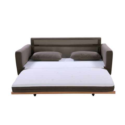 Sofa Beds Shasa 2 Seater Pull Out Sofa Bed Grey Taupe